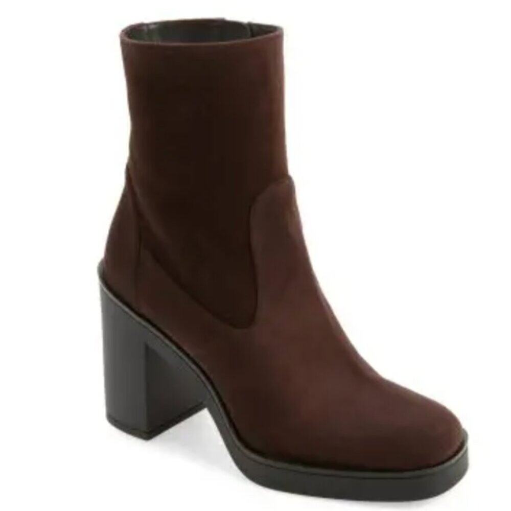 Stuart Weitzman Bethenny 80 Zip Bootie Size 10.5 New